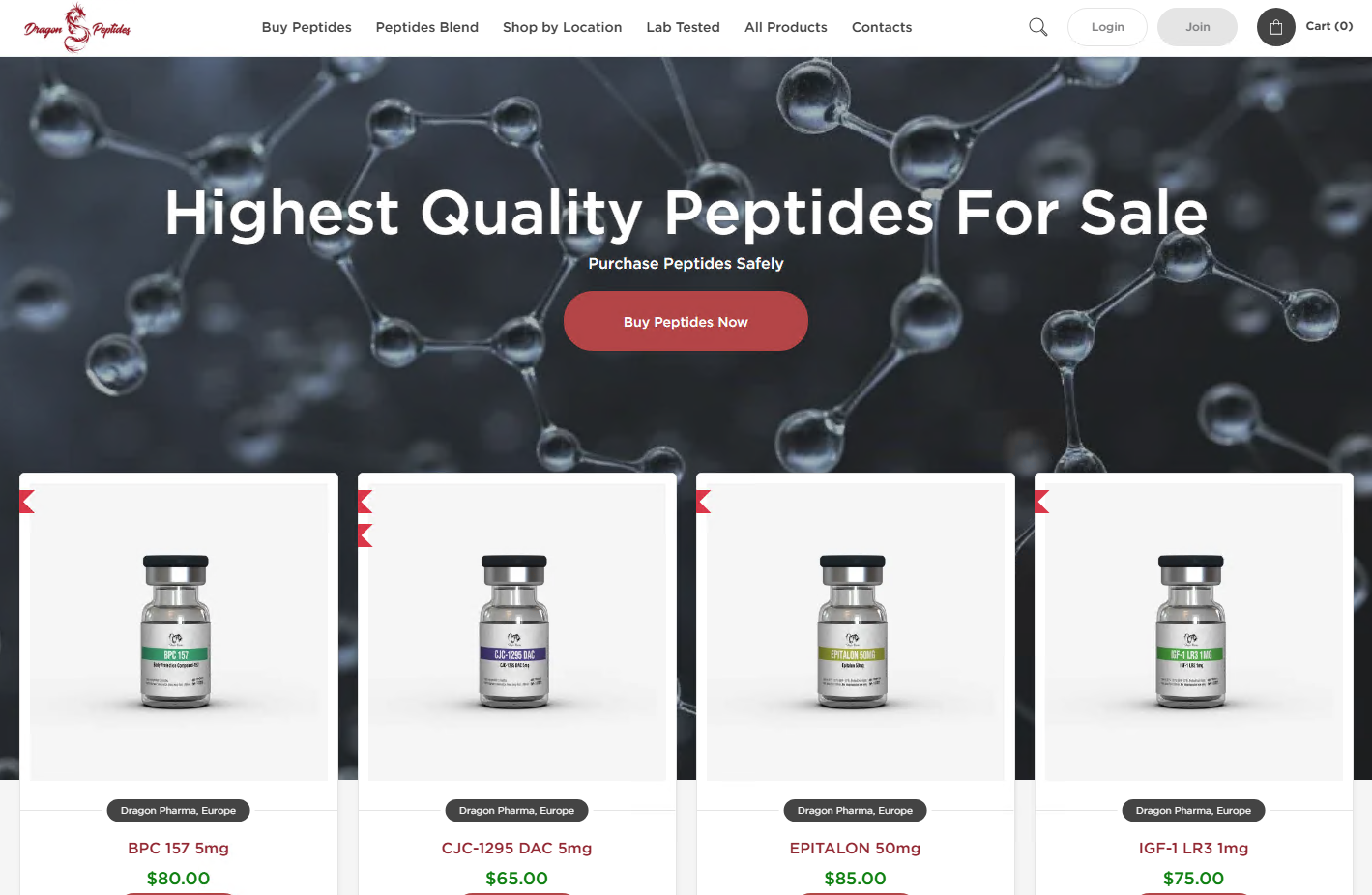 Dragon Pharma Peptides Store