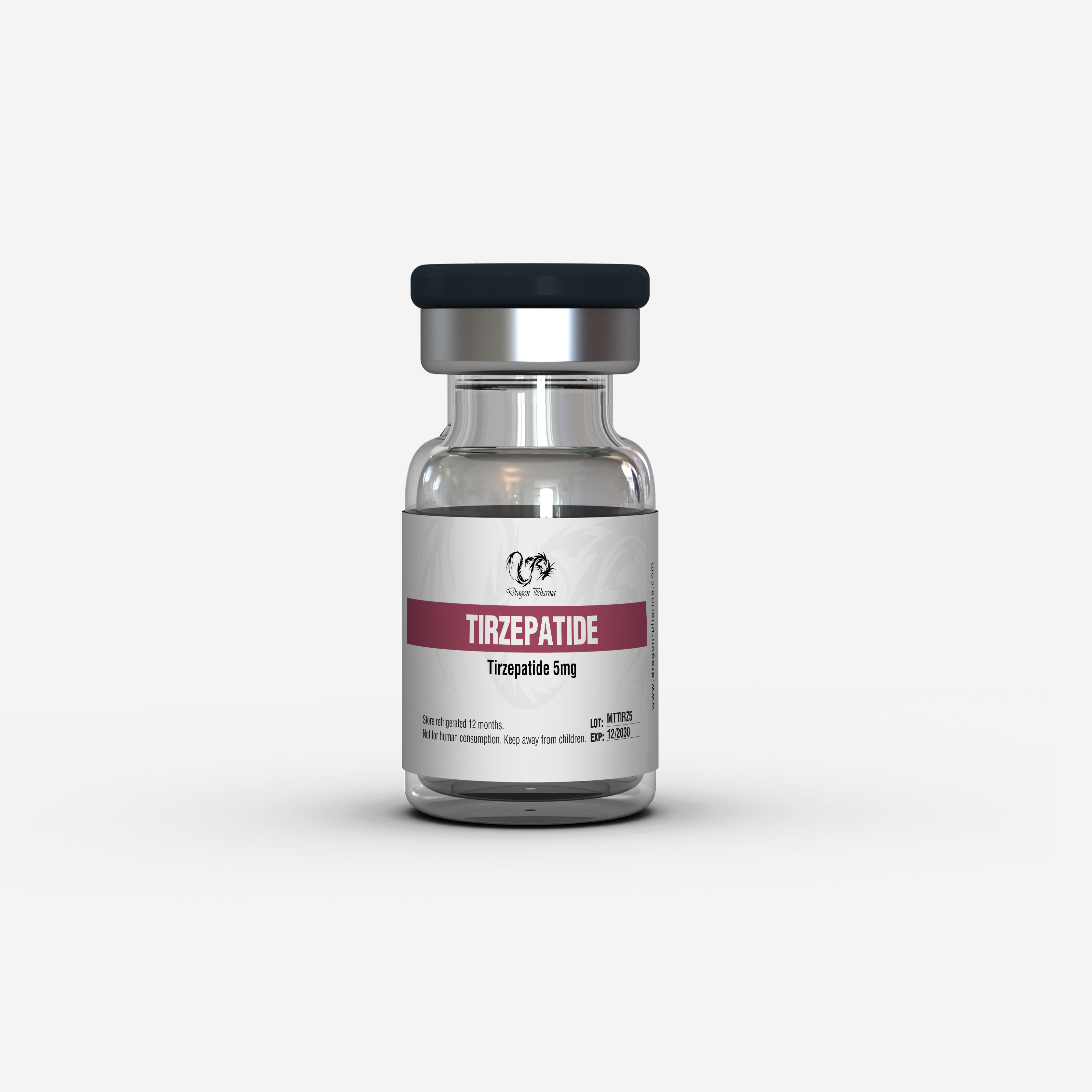 Tirzepatide Peptide Vial - Dragon Pharma Tirze-Pep 5mg